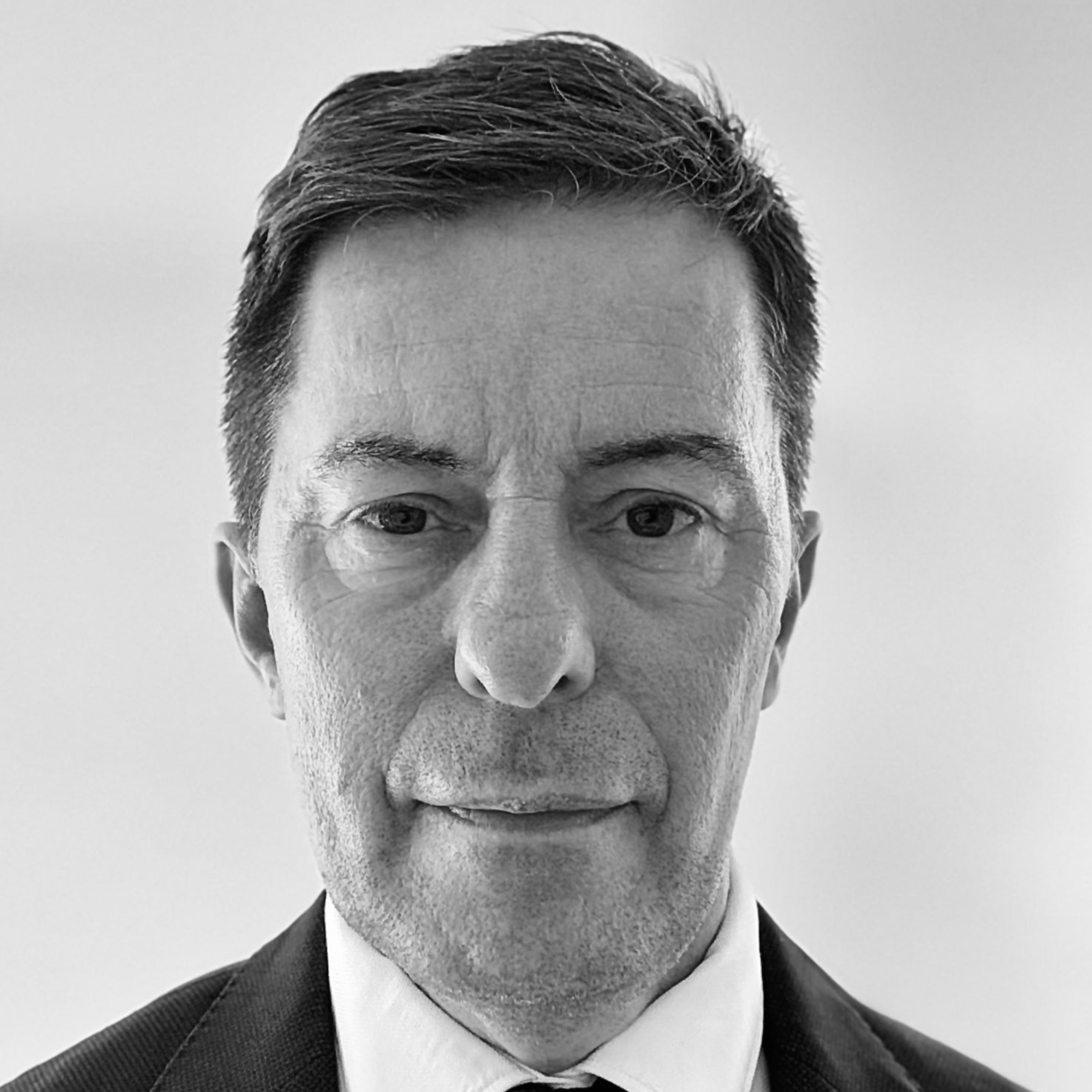 Black and white portrait of John McBeth