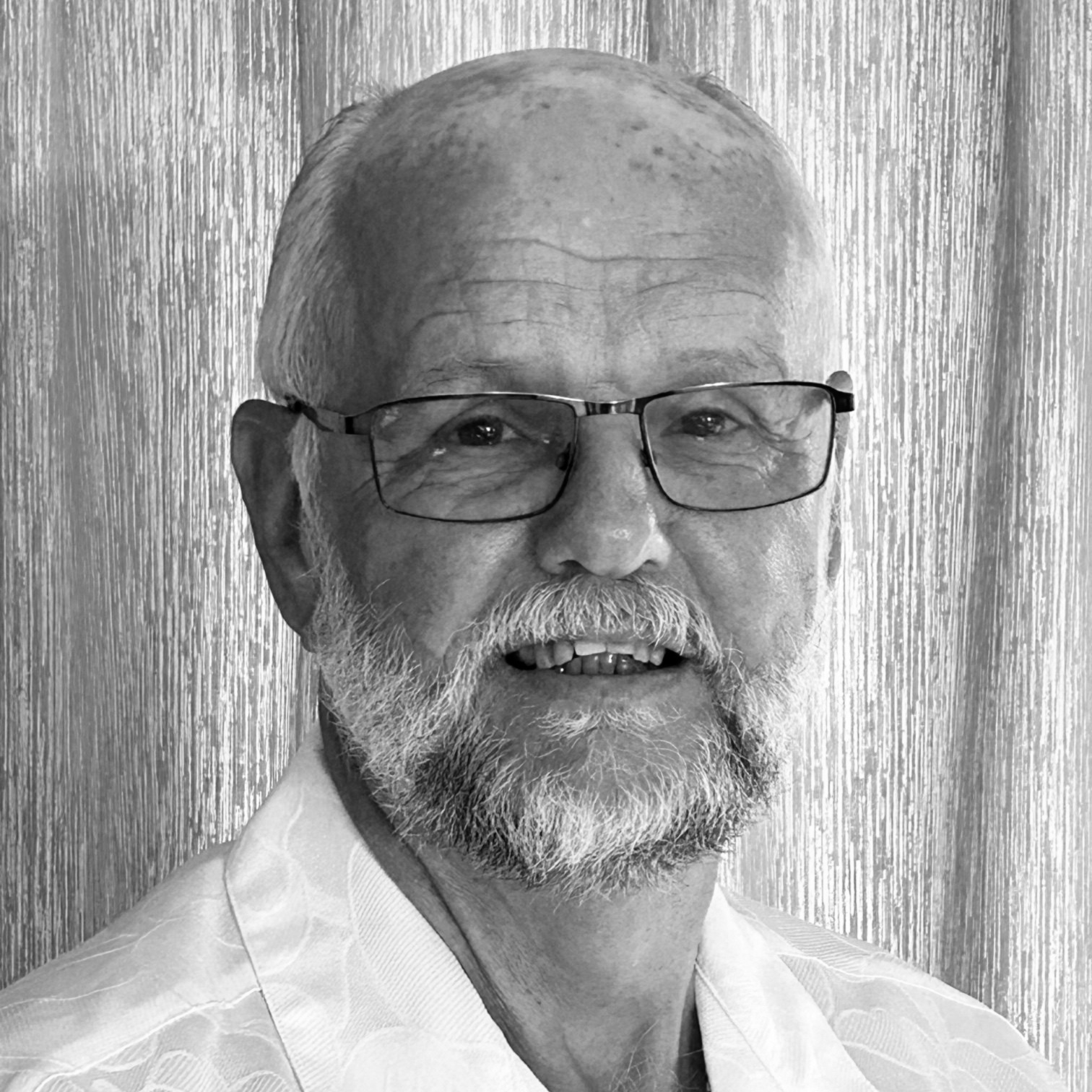 Black and white photo of Andy Taylor